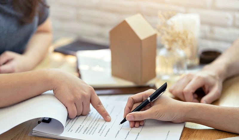 ký hợp đồng mua bán nhà đất