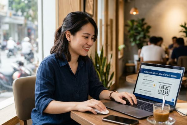 Hướng dẫn đấu giá biển số xe máy online